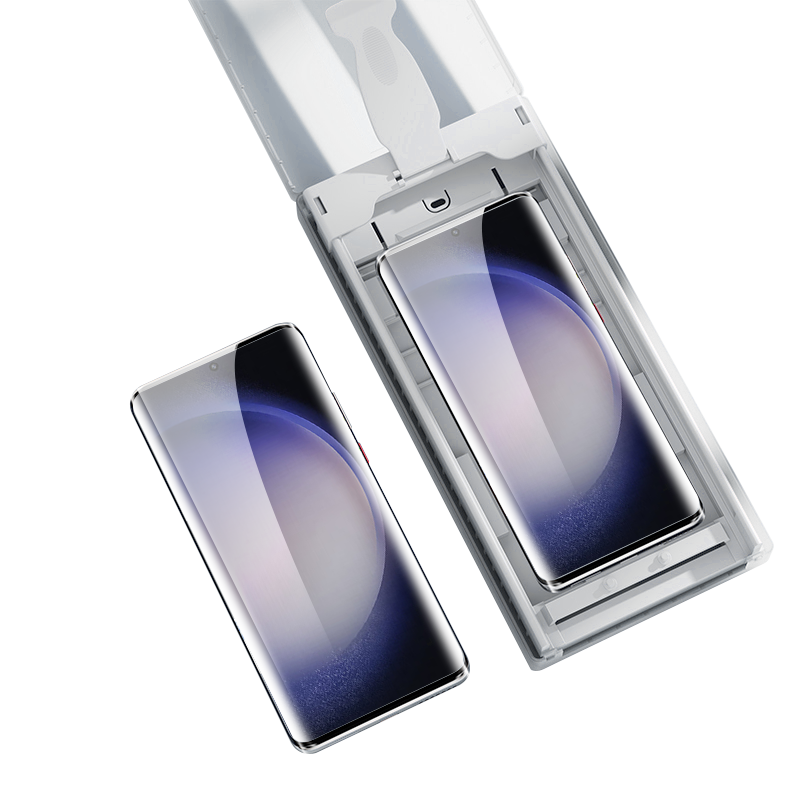 Samsung Galaxy S24 Ultra Uyumlu Zore Uygulama Aparatlı 6in1 Easy Body Ekran Koruyucu - 1