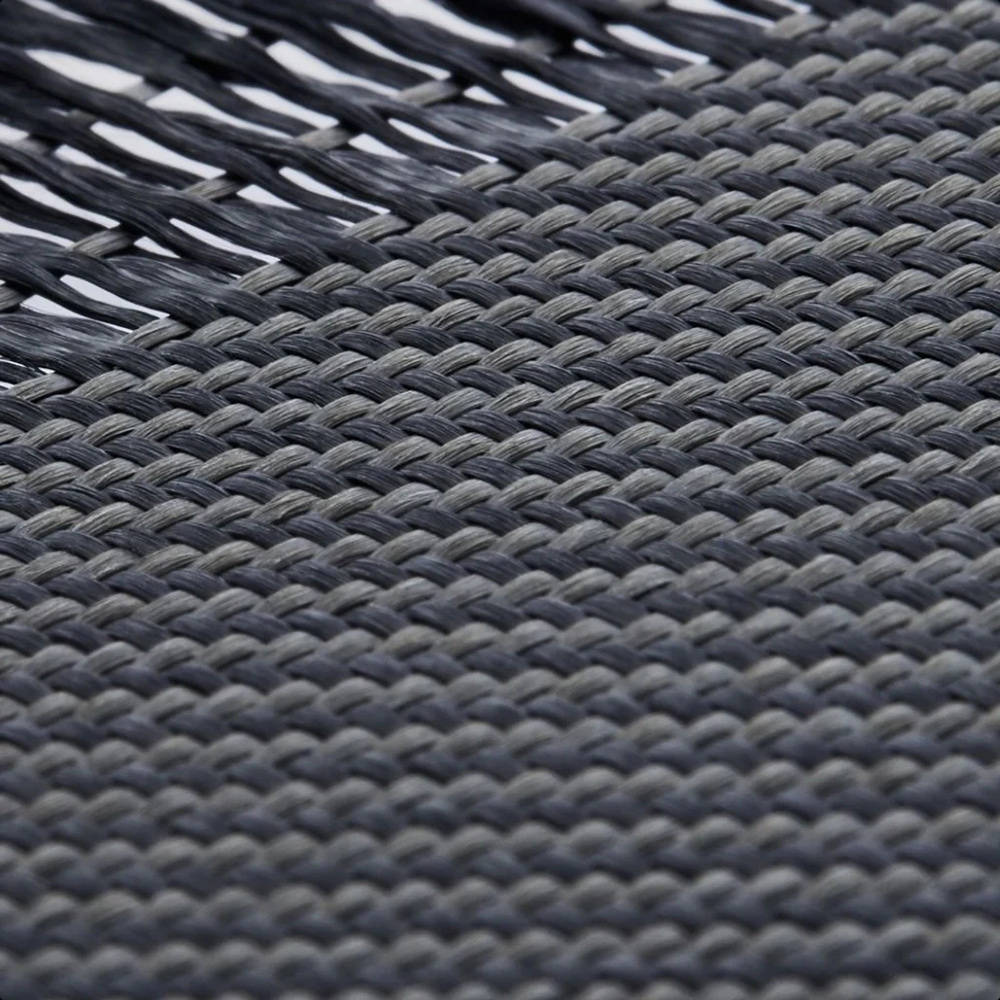 Apple iPhone 16 Pro Max Uyumlu Kılıf Magsafe Şarj Özellikli Aramid Fiber Pitaka Military-Grade Classic Serisi Black-Grey Twill Kapak - 4