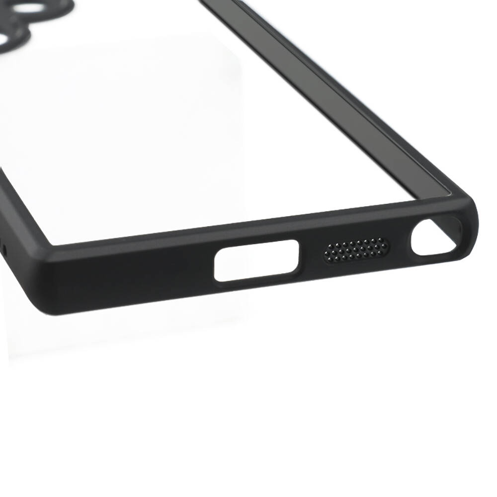 Samsung Galaxy S24 Ultra Uyumlu Kılıf Kamera Korumalı Şeffaf Arka Yüzey Zore New Roll Kapak - 1