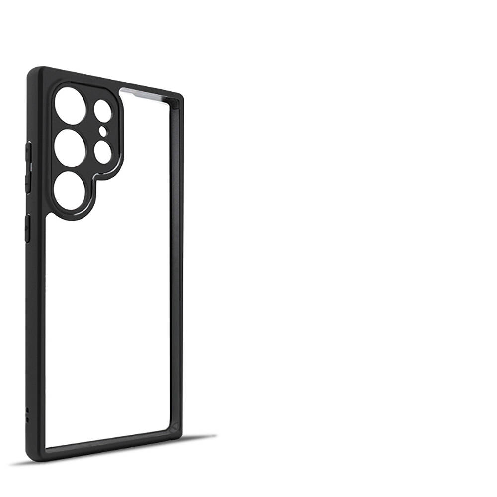 Samsung Galaxy S24 Ultra Uyumlu Kılıf Kamera Korumalı Şeffaf Arka Yüzey Zore New Roll Kapak - 4