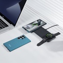 Samsung Galaxy S24 Ultra Uyumlu Kılıf Magsafe Şarj Özellikli 1500D Aramid Fiber Pitaka Ultra-Slim Classic Serisi Ice Sea Kapak - 10