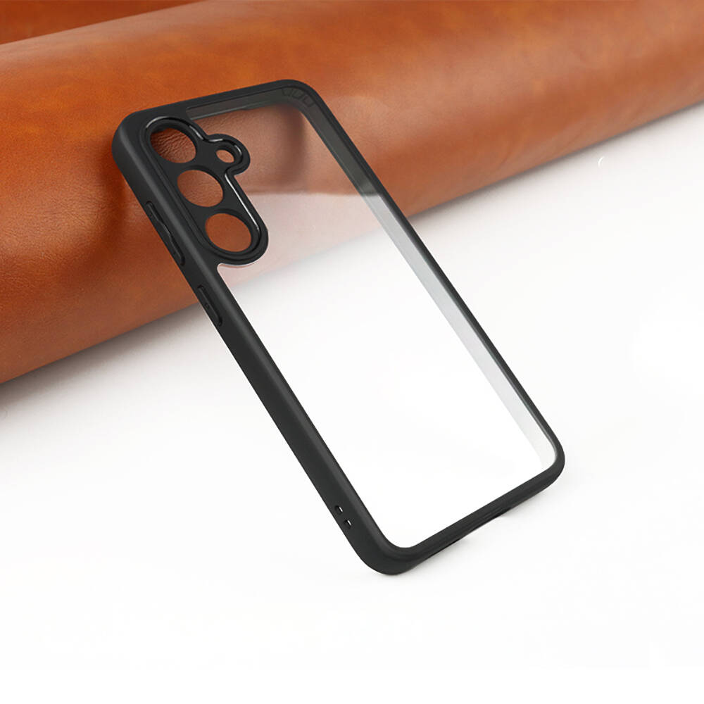 Samsung Galaxy S24 Plus Uyumlu Kılıf Kamera Korumalı Şeffaf Arka Yüzey Zore New Roll Kapak - 7