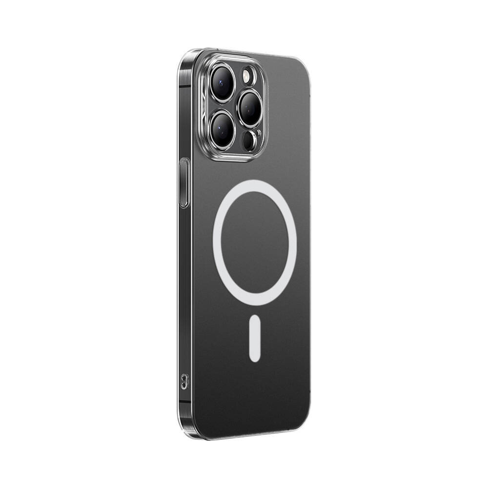 Apple iPhone 15 Pro Max Uyumlu Kılıf M-safe Şarj Özellikli Toz Önleyici Zore Helo Kapak ****** - 2