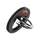 Apple iPhone 16 Pro Max Uyumlu Kılıf Magsafe Şarj Özellikli Grip 3 Standlı Aramid Fiber Pitaka Tactile Woven Sunset-Moonrise Serisi Sunset Kapak - 4