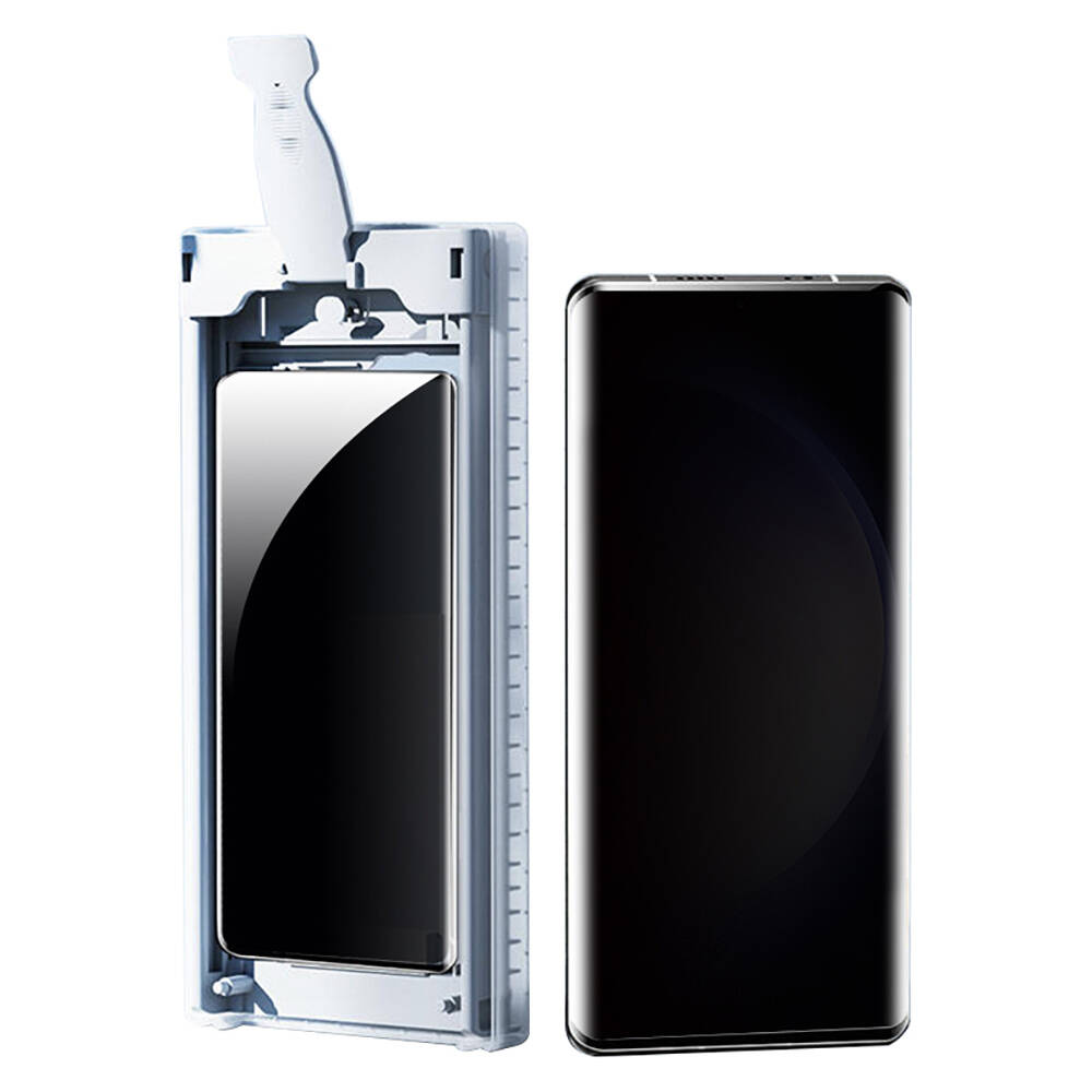 Samsung Galaxy S24 Ultra Uyumlu Zore Uygulama Aparatlı 6in1 Easy Body Privacy Ekran Koruyucu - 4