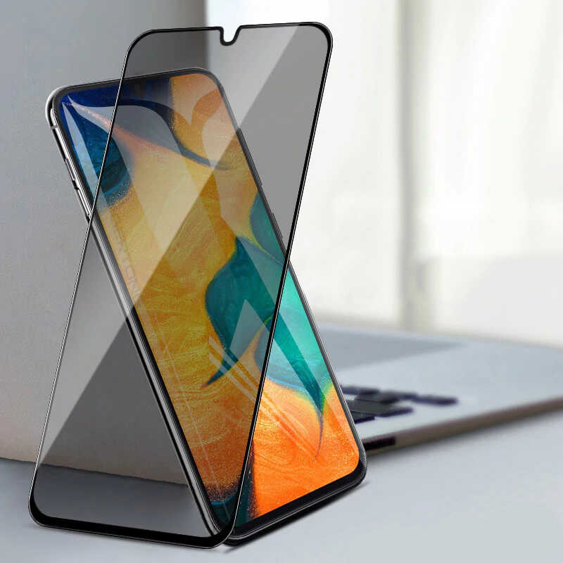 Huawei P Smart S (Y8P) Uyumlu Zore New 5D Privacy Temperli Ekran Koruyucu - 1
