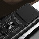 Huawei Pura 70 Pro 5G Uyumlu Kılıf Magnetik Standlı Kamera Korumalı Zore Sürgülü Vega Kapak - 7