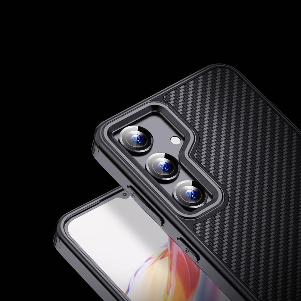 Samsung Galaxy S24 Plus Uyumlu Kılıf Aramid Karbon Fiber M-safe Özellikli Wlons Radison Kapak - 8