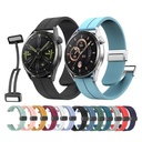 Huawei GT2 46mm 22mm Uyumlu Kordon Silikon Metal Mıknatıslı Toka Zore KRD-84 Kayış - 2