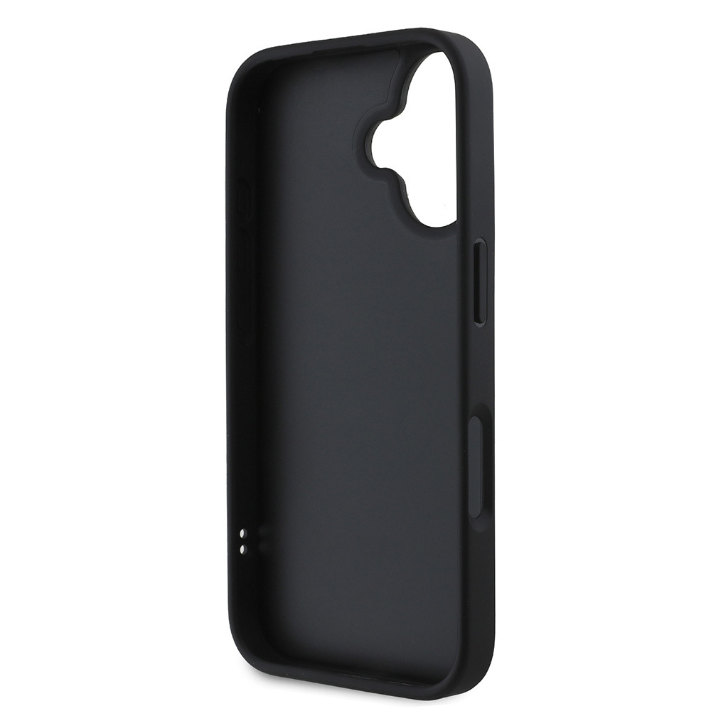 Apple iPhone 16 Uyumlu Kılıf DKNY Orjinal Lisanslı Kapitone Tasarımlı Metal Logolu Deri Kapak - 7