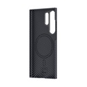 Samsung Galaxy S24 Ultra Uyumlu Kılıf M-safe Özellikli Karbon Fiber Benks Essential ArmorAir 600D Kevlar Kapak - 3