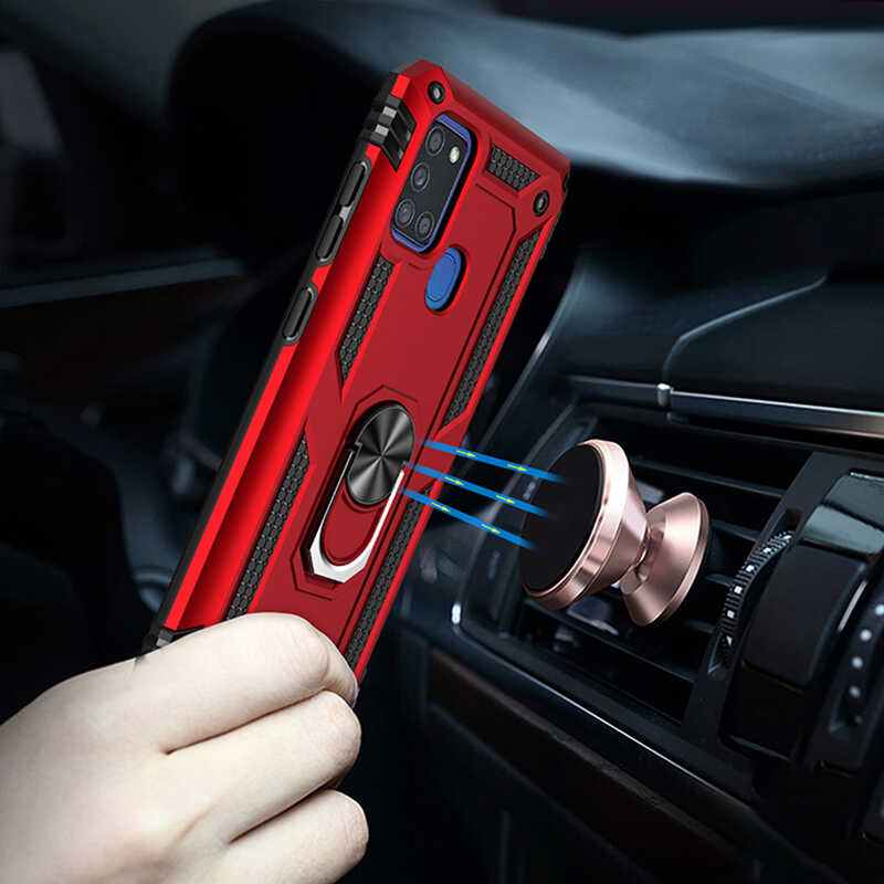 Samsung Galaxy A21S Uyumlu Kılıf Zore Vega Kapak - 2
