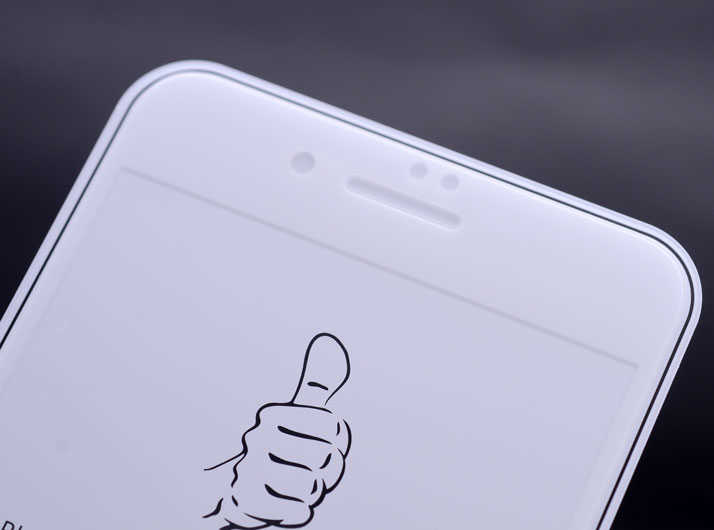Apple iPhone 6 Plus Uyumlu Zore Kenarları Kırılmaya Dayanıklı Cam Ekran Koruyucu - 2