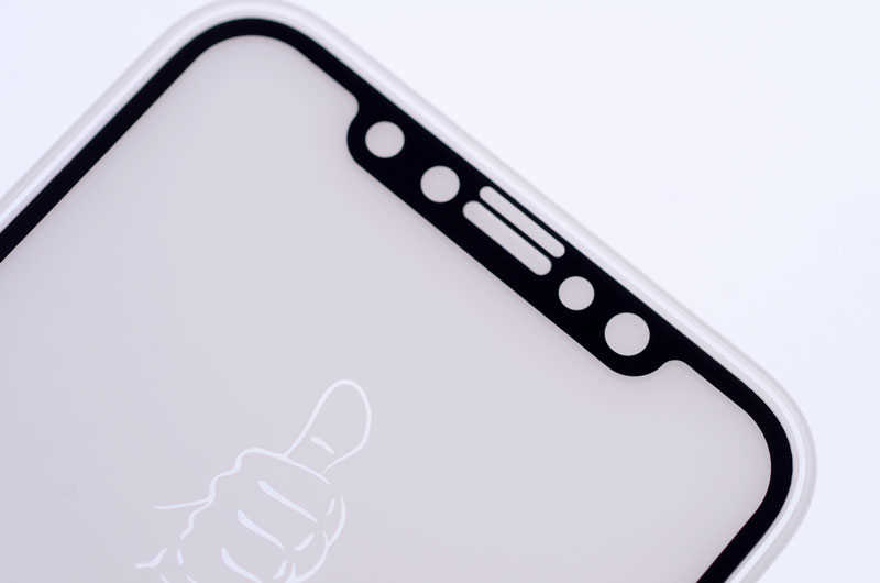 Apple iPhone X Uyumlu Zore Kenarları Kırılmaya Dayanıklı Cam Ekran Koruyucu - 1