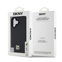 Apple iPhone 16 Plus Uyumlu Kılıf DKNY Orjinal Lisanslı Magsafe Şarj Özellikli 3D Yazılı Repeat Pattern Kapak - 1