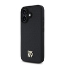 Apple iPhone 16 Plus Uyumlu Kılıf DKNY Orjinal Lisanslı Magsafe Şarj Özellikli 3D Yazılı Repeat Pattern Kapak - 2