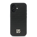 Apple iPhone 16 Plus Uyumlu Kılıf DKNY Orjinal Lisanslı Magsafe Şarj Özellikli 3D Yazılı Repeat Pattern Kapak - 3
