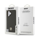 Apple iPhone 16 Plus Uyumlu Kılıf DKNY Orjinal Lisanslı Magsafe Şarj Özellikli 3D Yazılı Repeat Pattern Kapak - 14