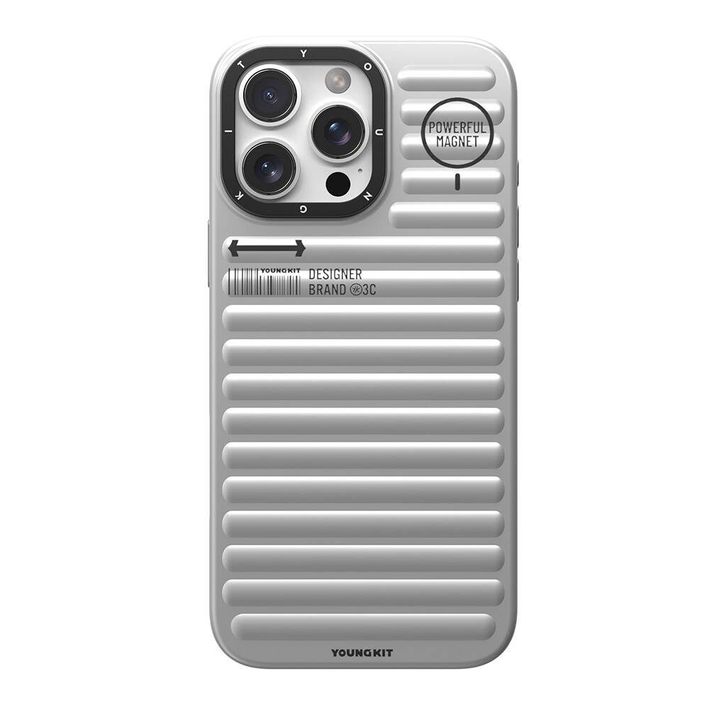 Apple iPhone 16 Pro Uyumlu M-safe Şarj Özellikli Kılıf Mat Renkli Tasarım Youngkit Original Serisi Kapak ****** - 4