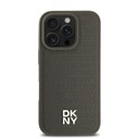 Apple iPhone 16 Pro Max Uyumlu Kılıf DKNY Orjinal Lisanslı Magsafe Şarj Özellikli 3D Yazılı Repeat Pattern Kapak - 4