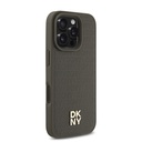 Apple iPhone 16 Pro Max Uyumlu Kılıf DKNY Orjinal Lisanslı Magsafe Şarj Özellikli 3D Yazılı Repeat Pattern Kapak - 6