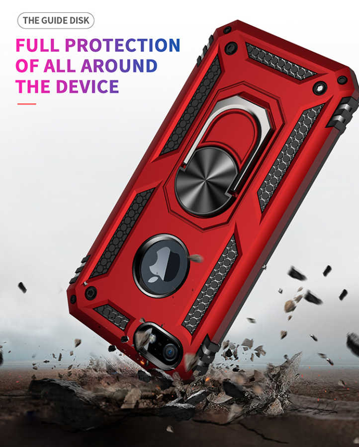 Apple iPhone 5 Uyumlu Kılıf Zore Vega Kapak - 5