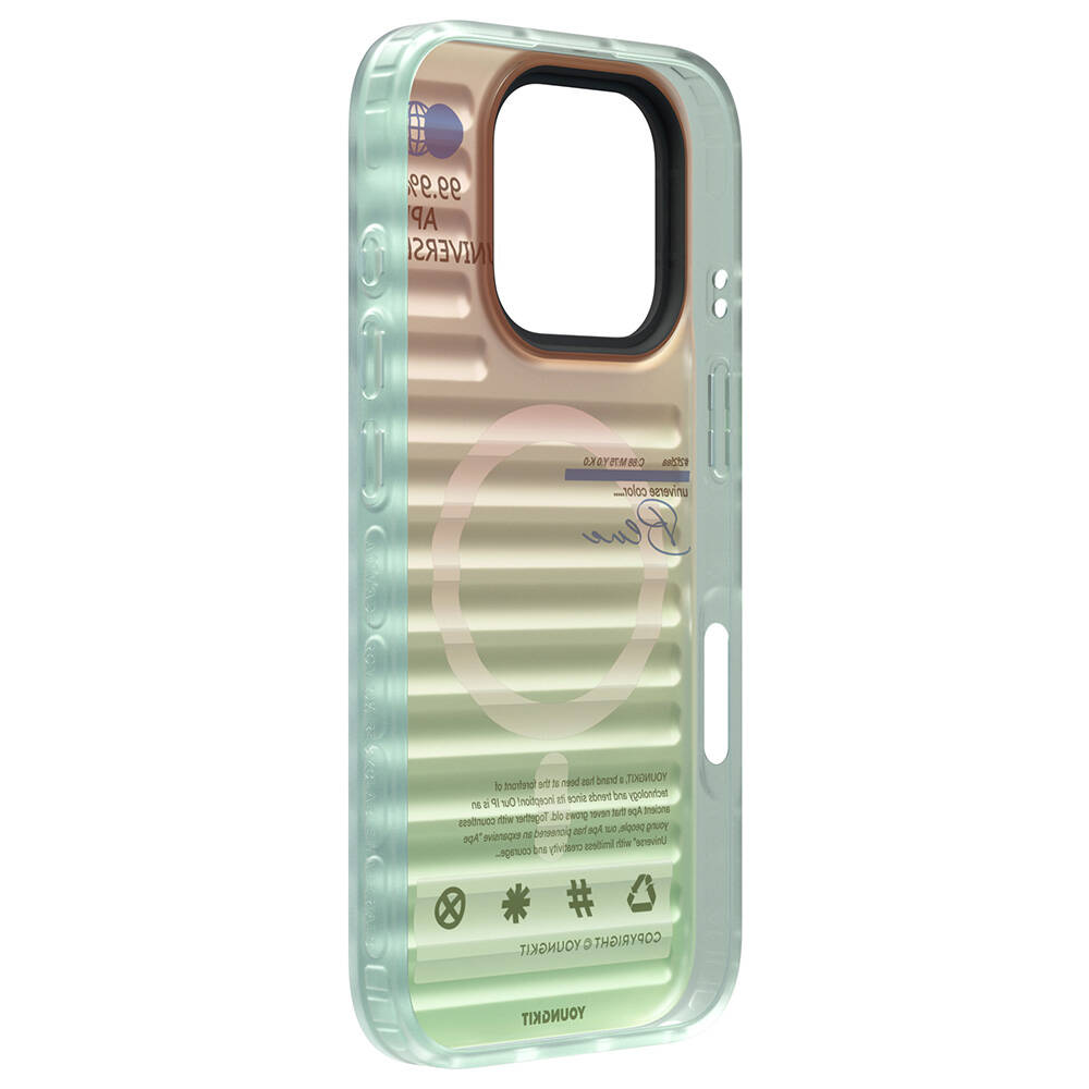Apple iPhone 16 Pro Uyumlu M-safe Şarj Özellikli Youngkit Chameleon Serisi Kapak ****** - 8