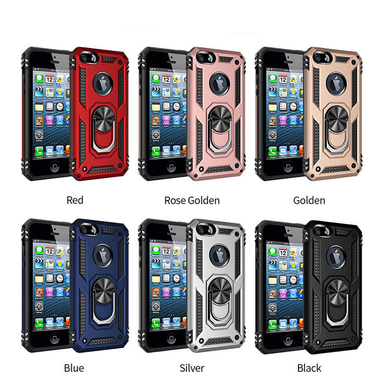 Apple iPhone 5 Uyumlu Kılıf Zore Vega Kapak - 6