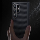 Samsung Galaxy S24 Plus Uyumlu Kılıf Karbon Fiber M-safe Şarj Özellikli Benks Hybrid ArmorPro 600D Kevlar Kapak - 14