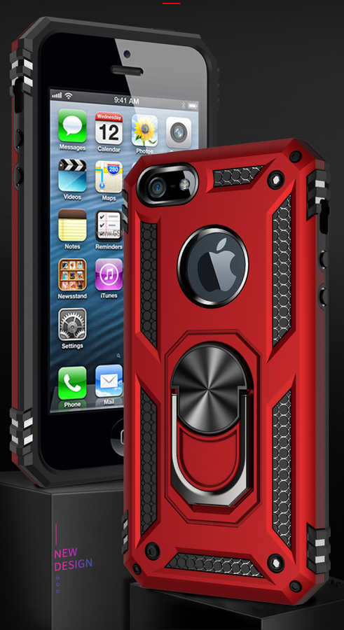 Apple iPhone 5 Uyumlu Kılıf Zore Vega Kapak - 10