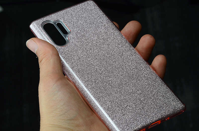 Samsung Galaxy Note 10 Plus Uyumlu Kılıf Zore Shining Silikon - 1