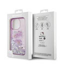 Apple iPhone 16 Pro Uyumlu Kılıf Hello Kitty Orjinal Lisanslı Sıvılı Simli 50. Yıldönümü Partisi Kapak - 7