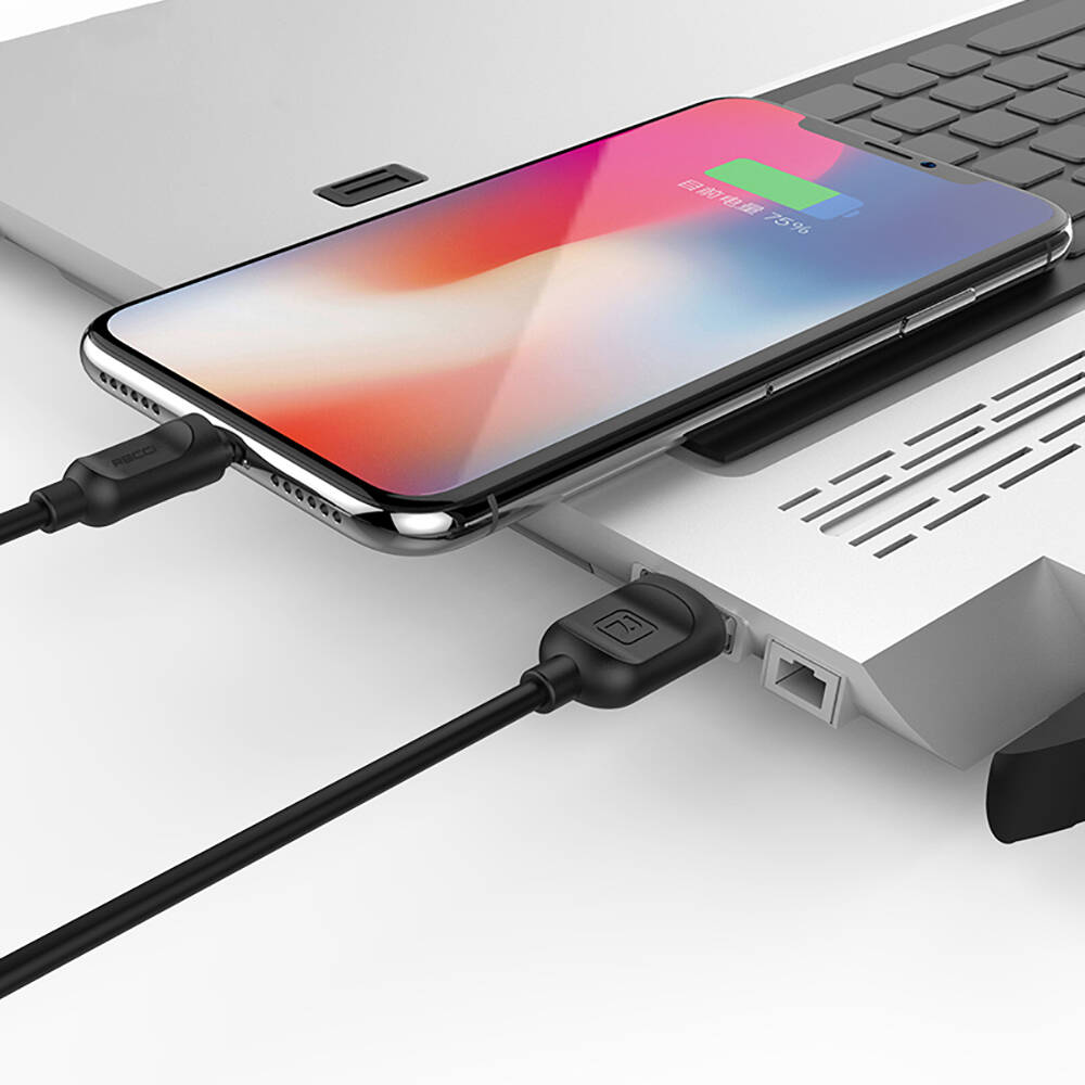 Recci RCL-P100 City of Sky Serisi Lightning to USB-A Data ve Şarj Kablosu 1M - 5