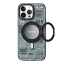 Apple iPhone 14 Pro Uyumlu Kılıf Magsafe Şarj Özellikli Youngkit 360° Standlı Technology Serisi Kapak - 1