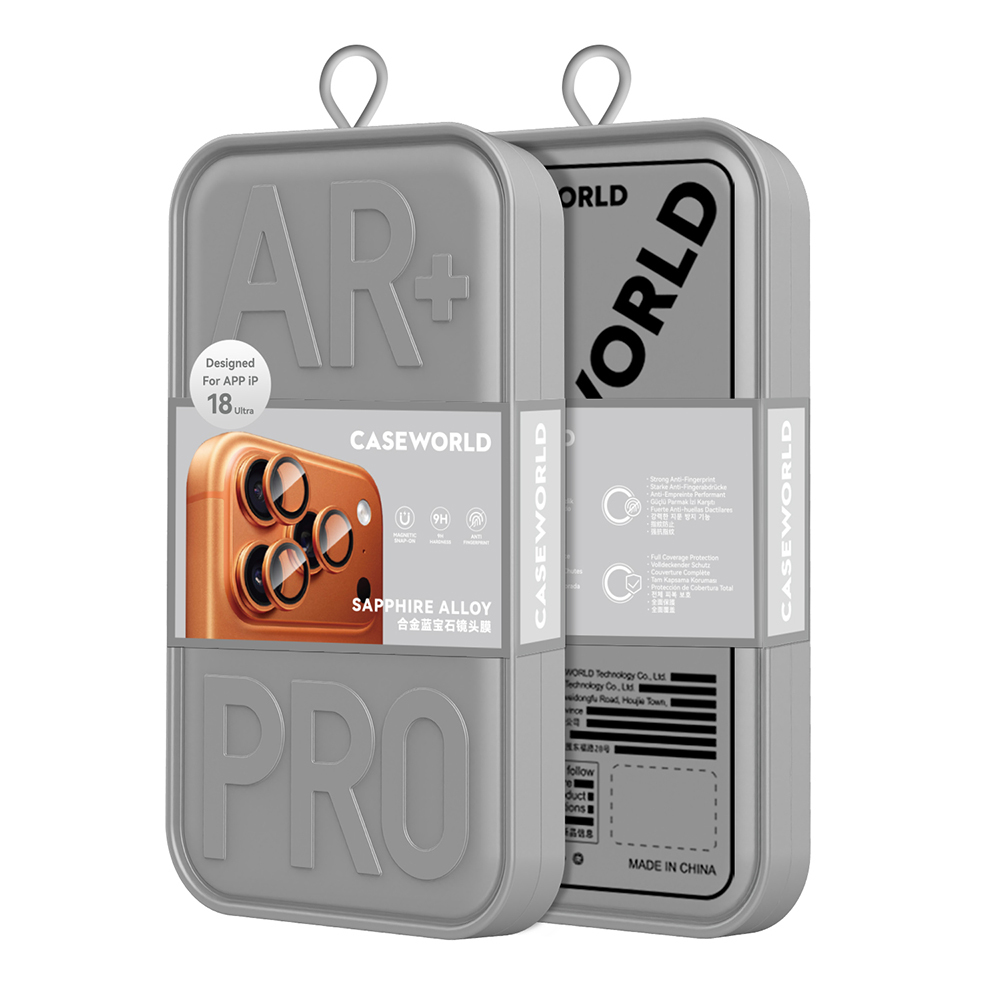 Apple iPhone Duo CaseWorld Alloy One-Piece Serisi Anti Reflective Kamera Lens Koruyucu - 5