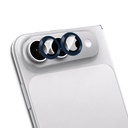 Apple iPhone Duo CaseWorld Alloy One-Piece Serisi Anti Reflective Kamera Lens Koruyucu - 3