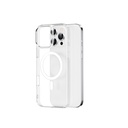 Apple iPhone 16 Pro Uyumlu Kılıf Magsafe Şarj Özellikli Wiwu YXK-207 Invisible Pro Sert PC Kapak - 1