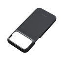 Apple iPhone 18 Pro Kılıf M-safe Şarj Özellikli 1500D Aramid Karbon Fiber Pitaka Ultra-Slim Classic Serisi Black-Grey Twill Kapak - 6