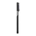 Apple iPhone 18 Pro Kılıf M-safe Şarj Özellikli 1500D Aramid Karbon Fiber Pitaka Ultra-Slim Classic Serisi Black-Grey Twill Kapak - 10