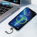 Go-Des GD-CT068  Lightning to Type-C Data Ve Hızlı Şarj Adaptörü - 1