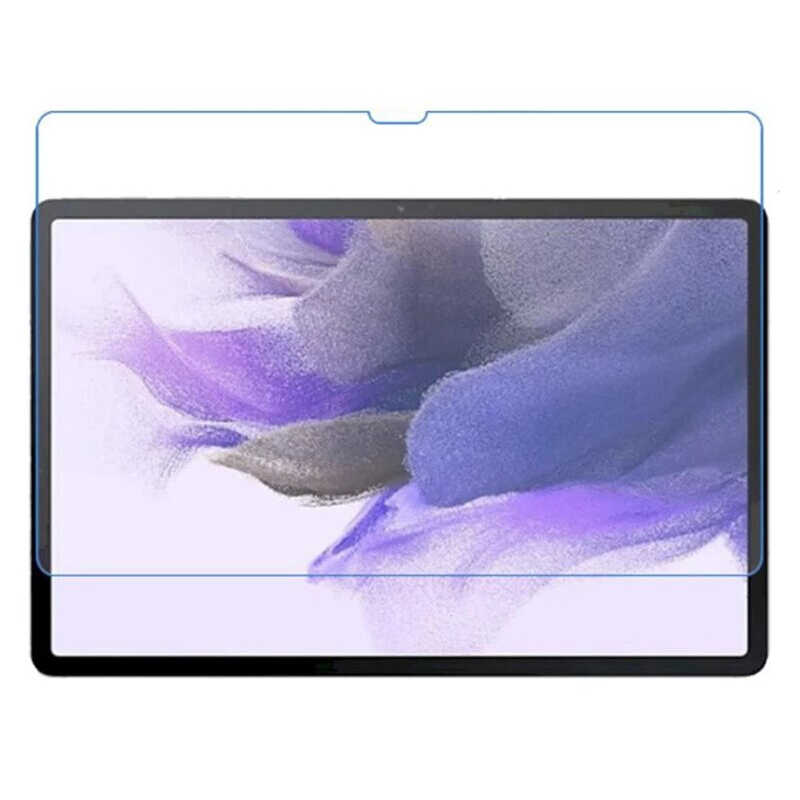 Samsung Galaxy Tab S7 FE LTE Uyumlu (T737-T736-T733-T730) Zore Tablet Temperli Cam Ekran Koruyucu - 3