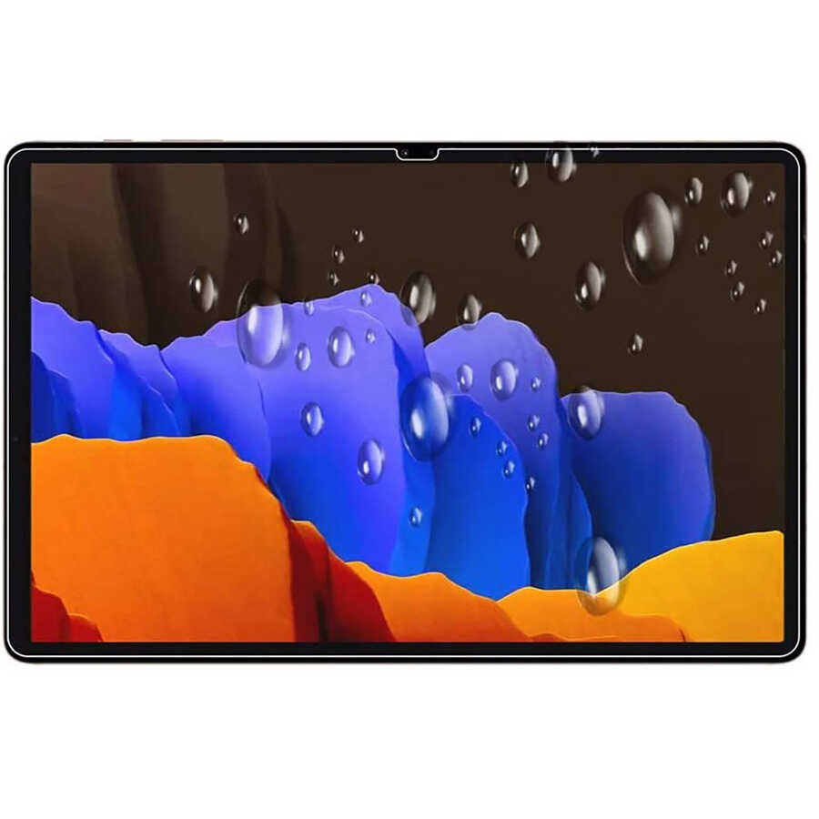 Samsung Galaxy Tab S7 FE LTE Uyumlu (T737-T736-T733-T730) Zore Tablet Blue Nano Ekran Koruyucu - 3