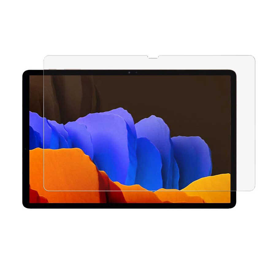 Samsung Galaxy Tab S7 FE LTE Uyumlu (T737-T736-T733-T730) Zore Tablet Blue Nano Ekran Koruyucu - 5