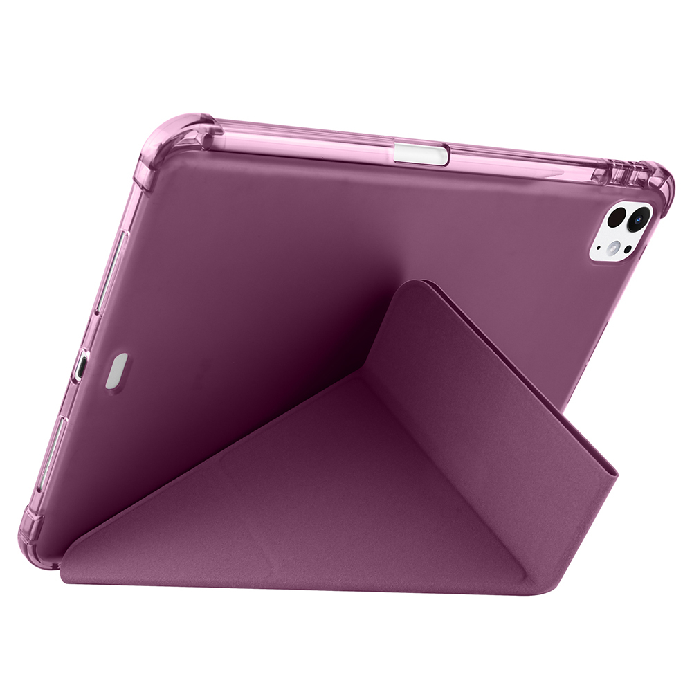Apple iPad Air 11 2025 M3 Uyumlu Kılıf Zore Tri Folding Kalem Bölmeli Standlı Kılıf - 4