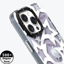 Apple iPhone 15 Pro Max Uyumlu Kılıf Magsafe Şarj Özellikli Airbagli Çift Katmanlı Youngkit Star&Butterfly Serisi Kapak - 1