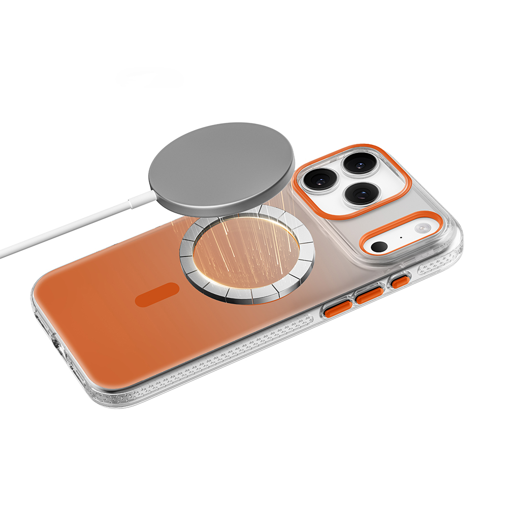 Apple iPhone 18 Pro Kılıf M-safe Şarj Özellikli Sararmaya Karşı Dayanıklı Mutural Icesense Serisi Kapak - 2