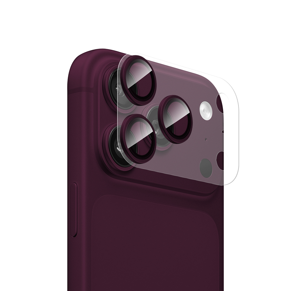 Apple iPhone 18 Pro CaseWorld Alloy Sapphire Safir One-Piece Anti Reflective Safir Kamera Lens Koruyucu - 4