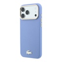 Apple iPhone 18 Pro Kılıf Lacoste Orjinal Lisanslı M-Safe Şarj Özellikli PVC Yarı Pike Desenli Arka Yüzey İkonik Timsah Dokuma Logolu Kapak - 1