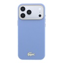 Apple iPhone 18 Pro Kılıf Lacoste Orjinal Lisanslı M-Safe Şarj Özellikli PVC Yarı Pike Desenli Arka Yüzey İkonik Timsah Dokuma Logolu Kapak - 2
