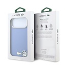 Apple iPhone 18 Pro Kılıf Lacoste Orjinal Lisanslı M-Safe Şarj Özellikli PVC Yarı Pike Desenli Arka Yüzey İkonik Timsah Dokuma Logolu Kapak - 7